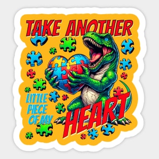 Dinosaur Valentine Sticker